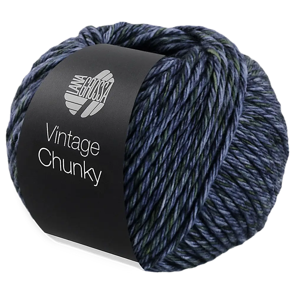 #Farbe_Lana Grossa Vintage Chunky | 05 Dunkelgrün/Dunkelblau