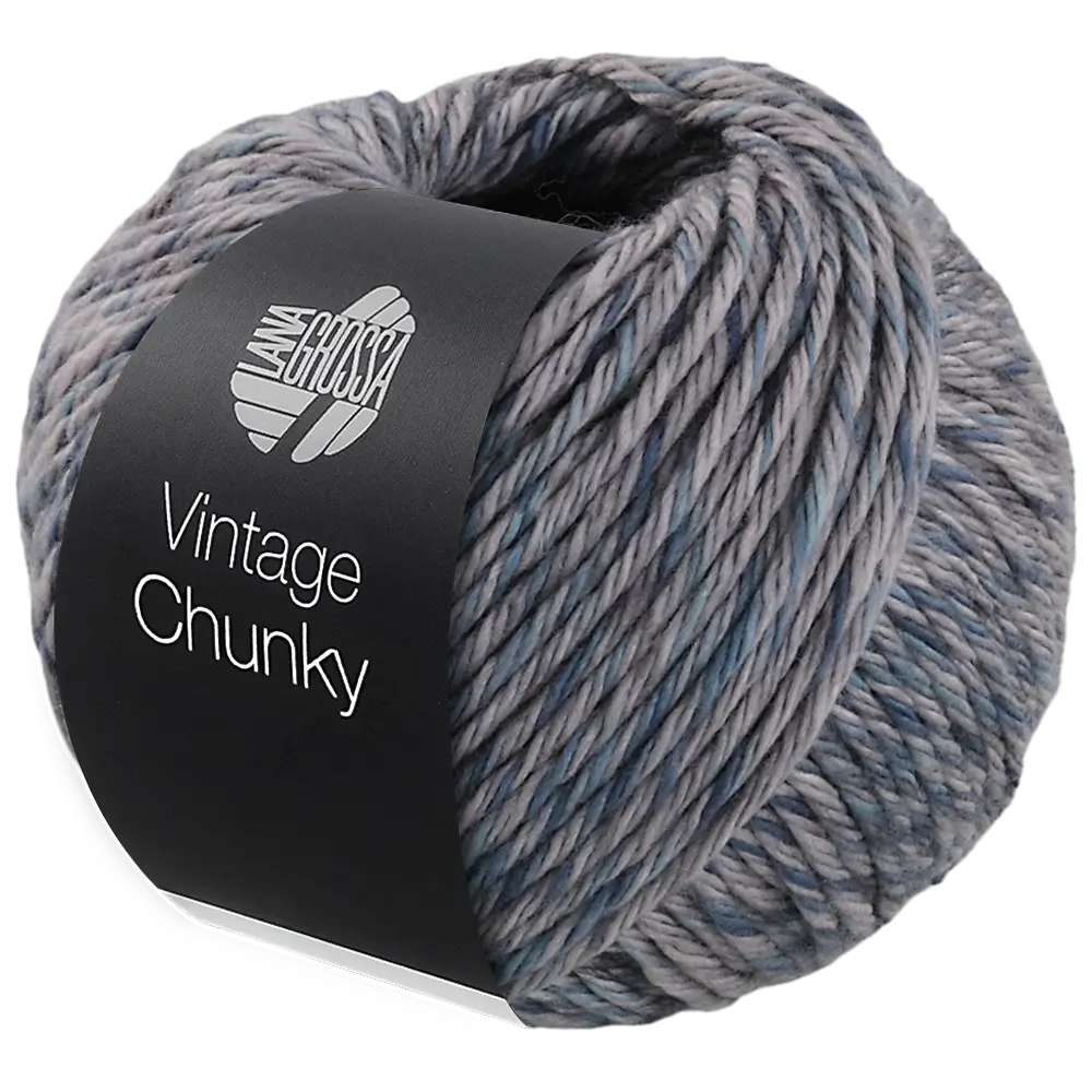 #Farbe_Lana Grossa Vintage Chunky | 06 Taupe/Graublau