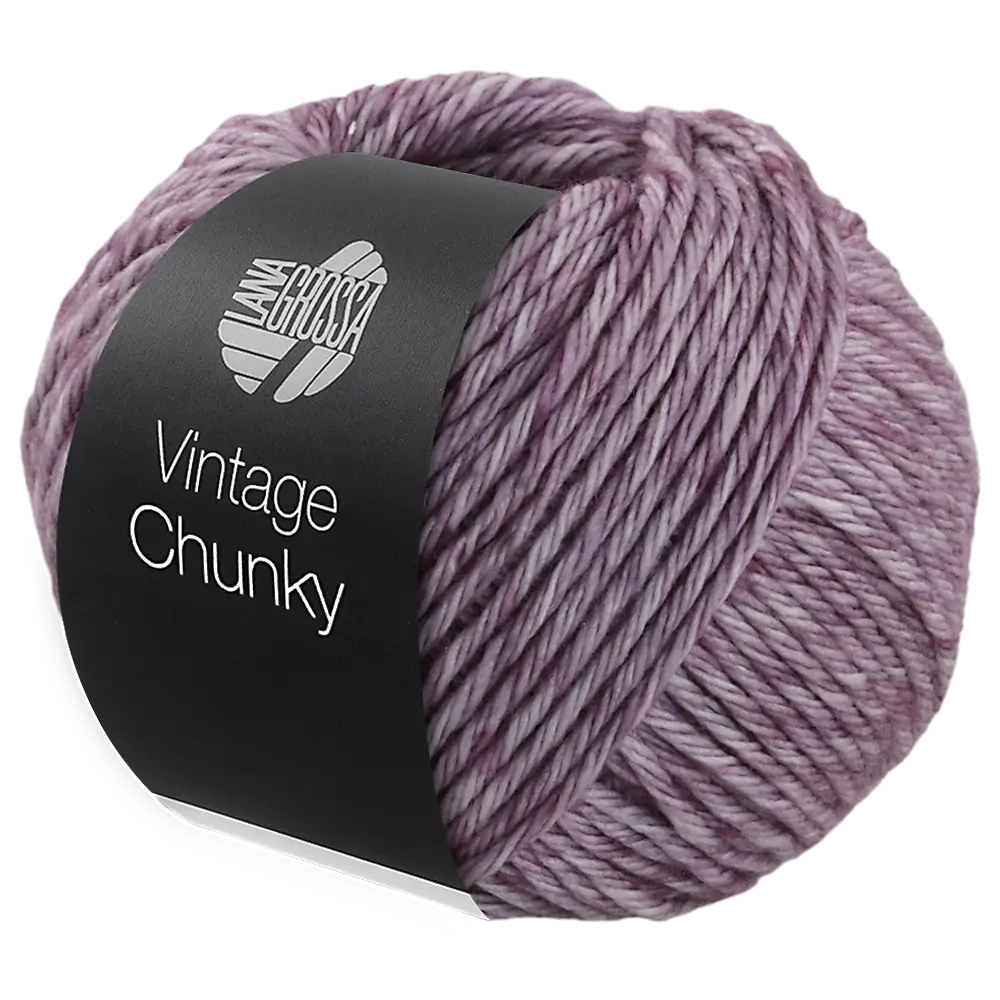 #Farbe_Lana Grossa Vintage Chunky | 07 Graubeige/Mauve