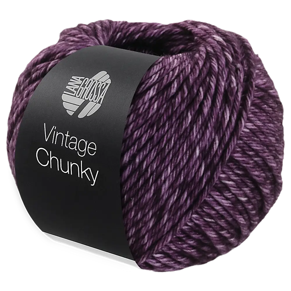 #Farbe_Lana Grossa Vintage Chunky | 08 Antikviolett/Aubergine