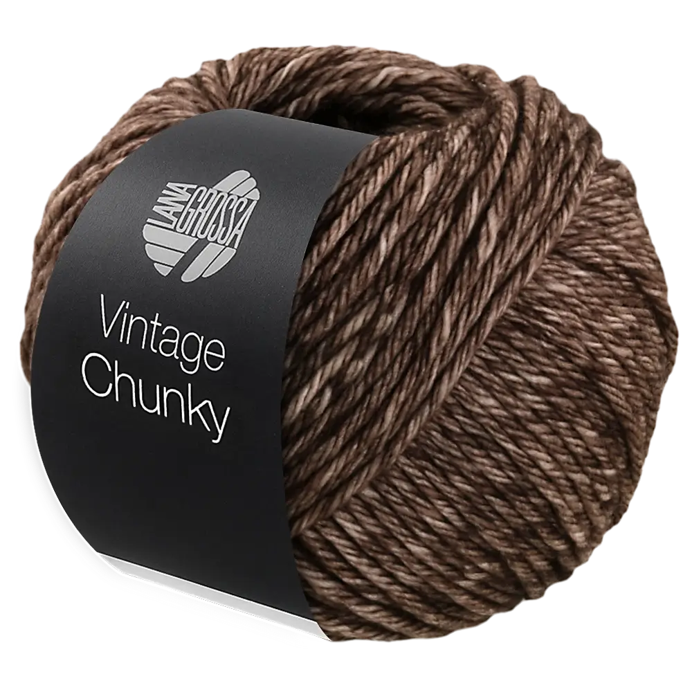 #Farbe_Lana Grossa Vintage Chunky | 11 Graubeige/Graubraun