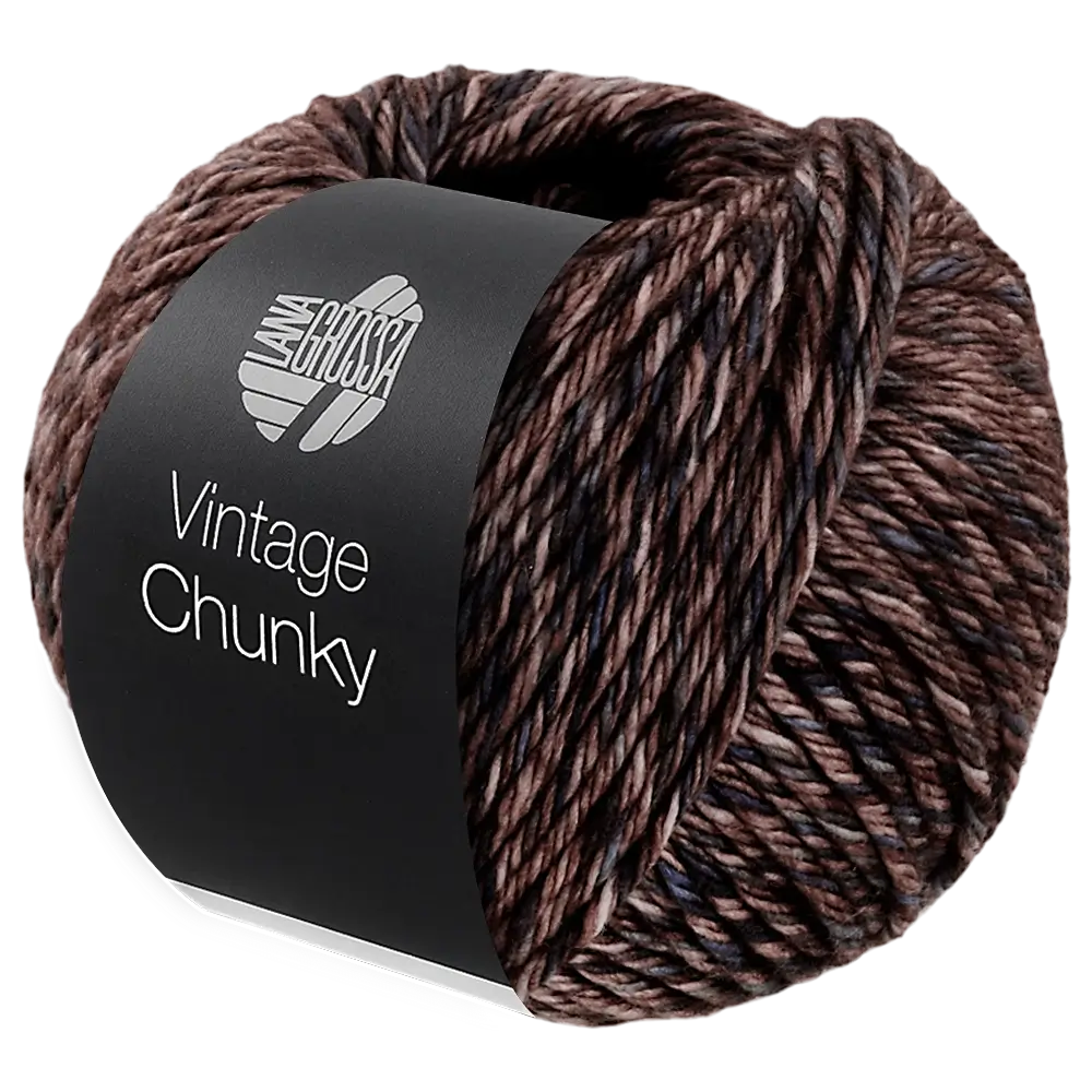 #Farbe_Lana Grossa Vintage Chunky | 12 Graubraun/Dunkelgrau