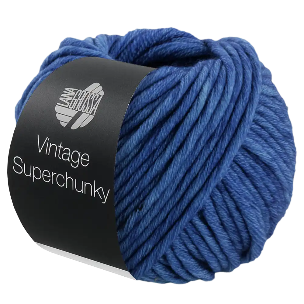 #Farbe_Lana Grossa Vintage Superchunky | 504 Tintenblau