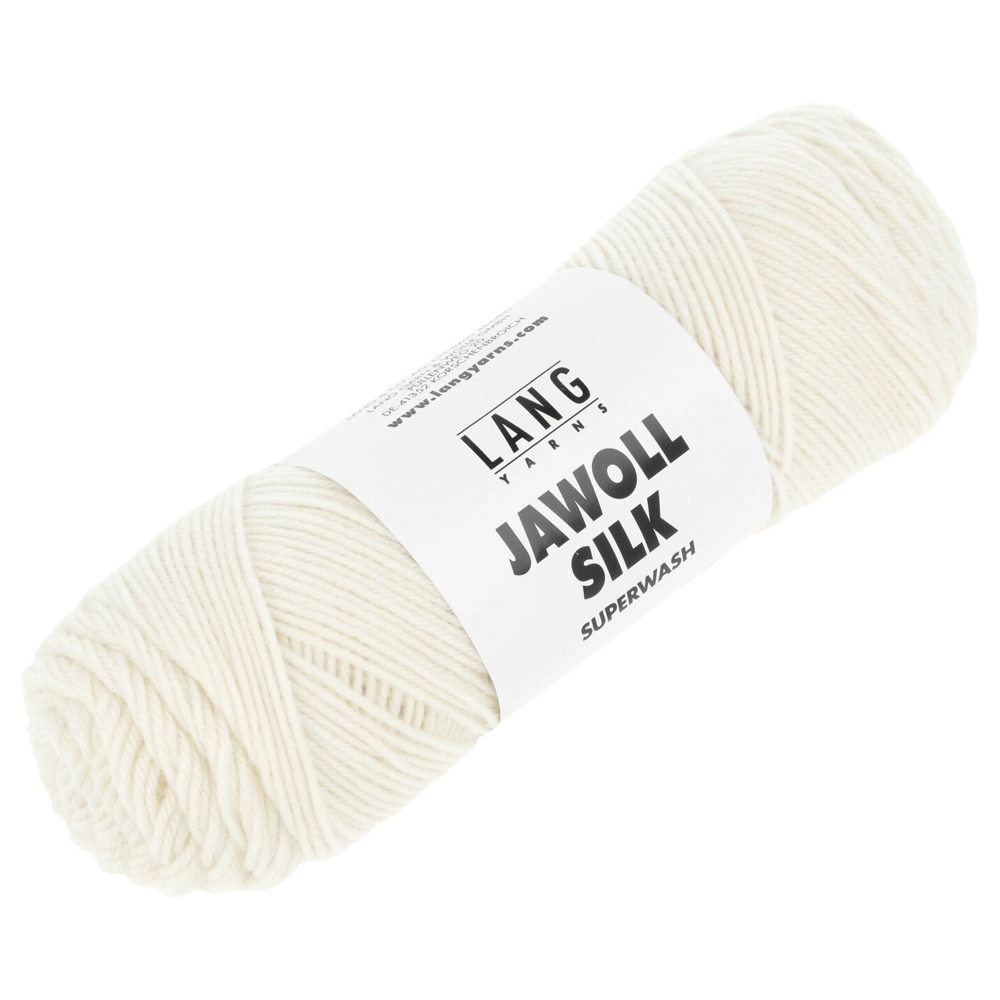 #Farbe_Lang Yarns Jawoll Silk | 194 Offwhite