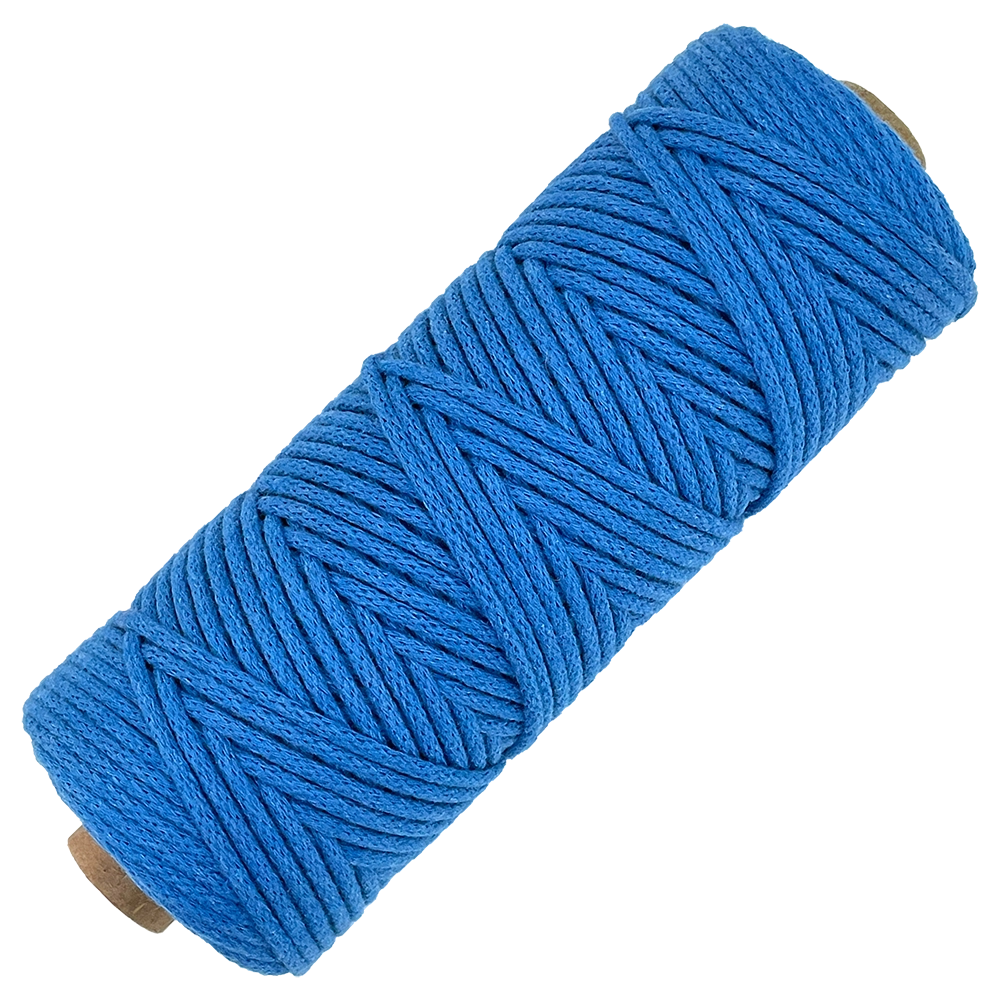 #Farbe_Lowiczanka Baumwollkordel Ø 3 mm | 008 Blau