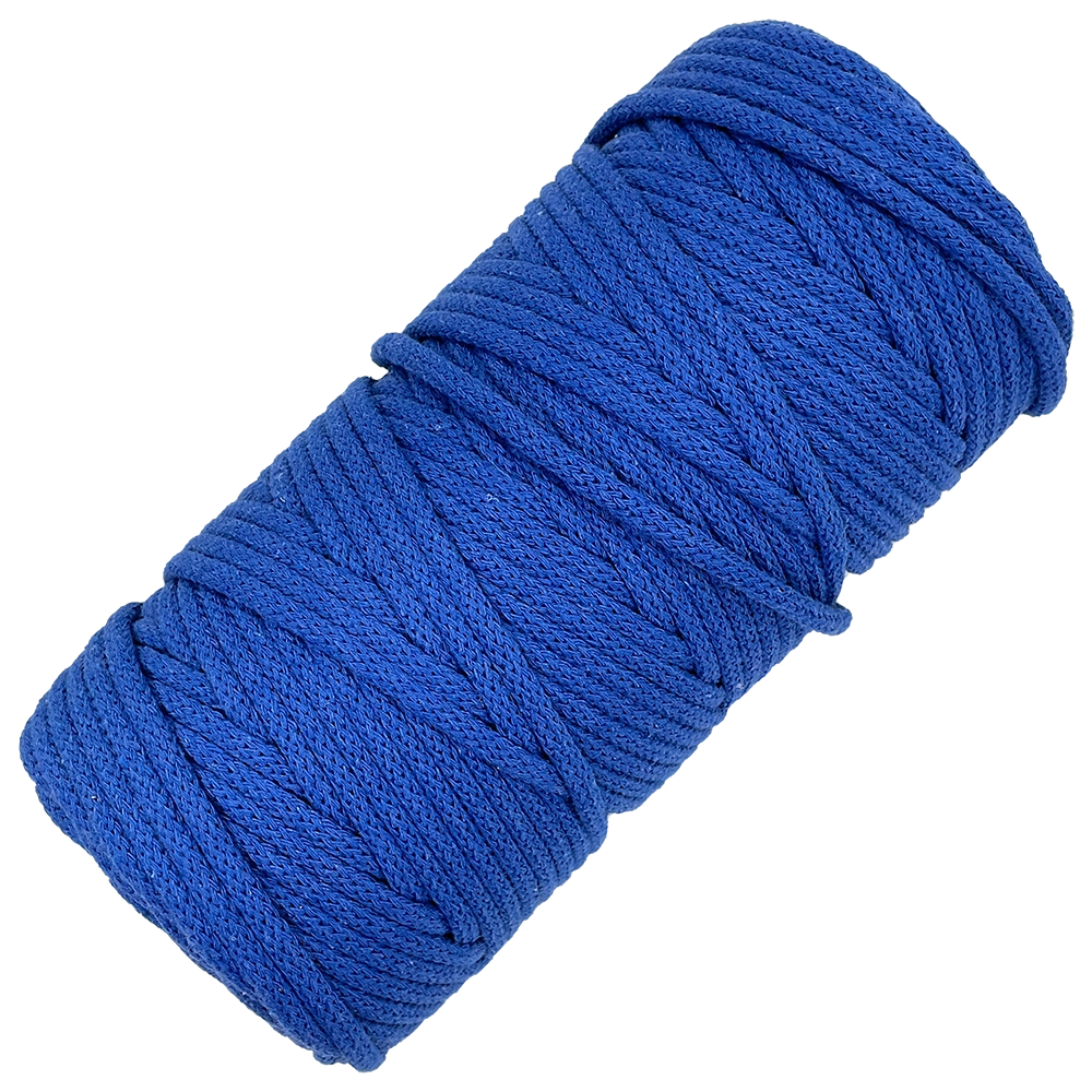 #Farbe_Lowiczanka Baumwollkordel Ø 5 mm | 007 Dunkelblau