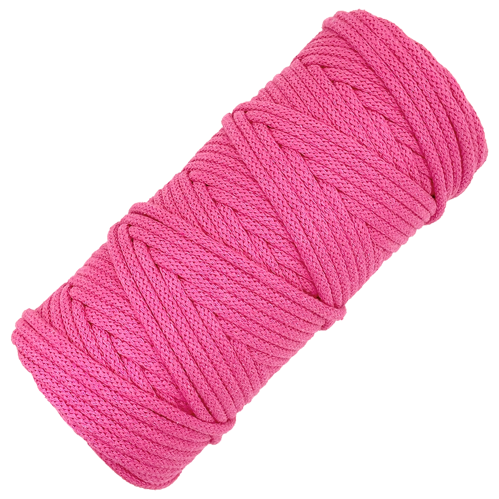 #Farbe_Lowiczanka Baumwollkordel Ø 5 mm | 012 Pink