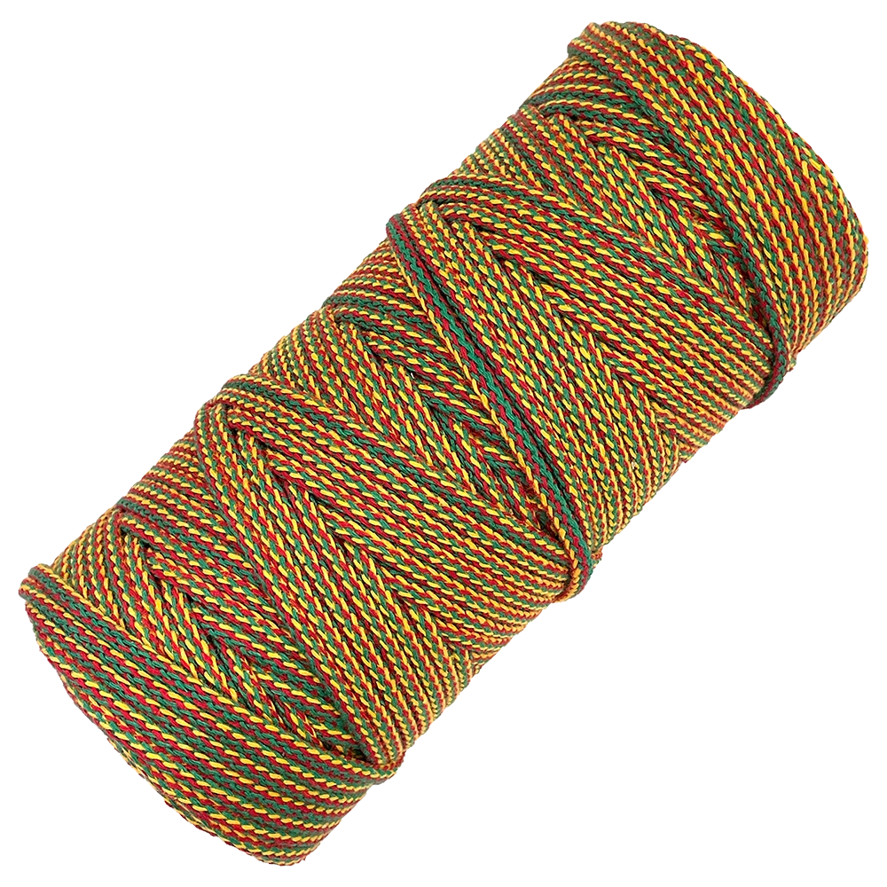 #Farbe_Lowiczanka Baumwollkordel Ø 5 mm | M07 Rastaman