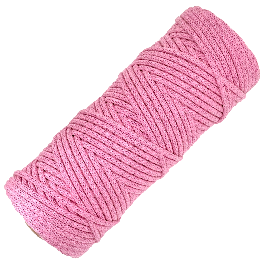 #Farbe_Lowiczanka Baumwollkordel Ø 3 mm | 013 Rosa