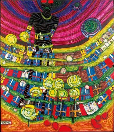 #Farbe_Opal Hundertwasser | 3206 Blinde Venus (750)