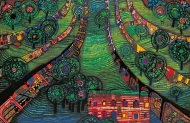 #Farbe_Opal Hundertwasser | 4052 Grüne Stadt (781)