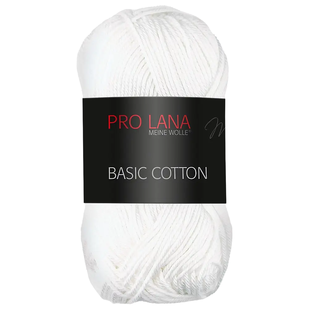 #Farbe_Pro Lana Basic Cotton | 01 Weiß