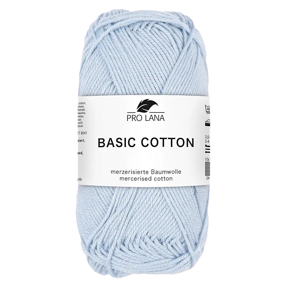 #Farbe_Pro Lana Basic Cotton | 256 Babyblau