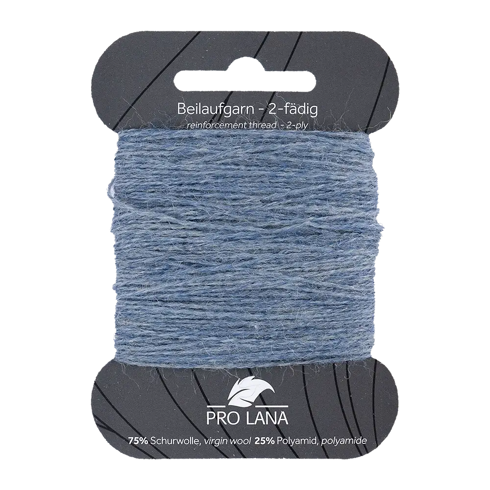 #Farbe_Pro Lana Beilaufgarn | 1980 Blau meliert