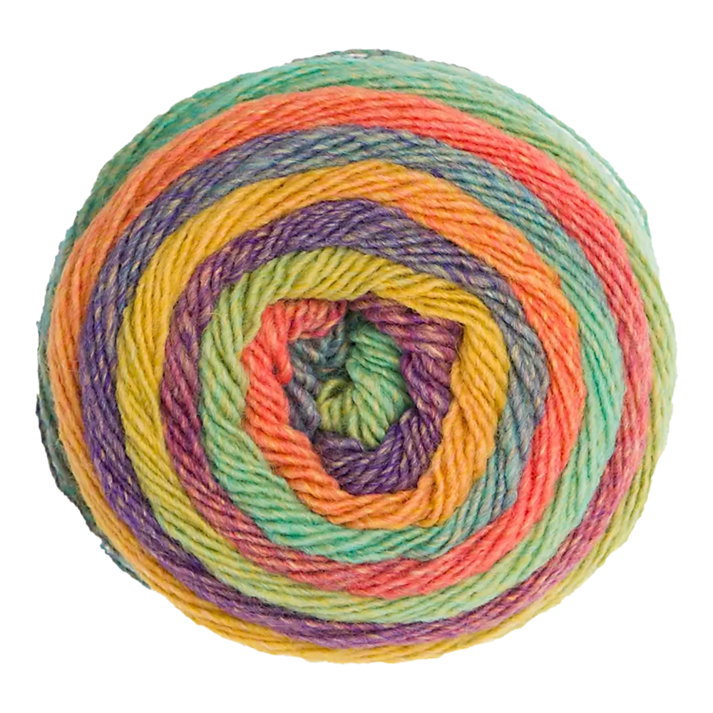 #Farbe_Pro Lana Diamant | 94 Türkis-Lila-Orange