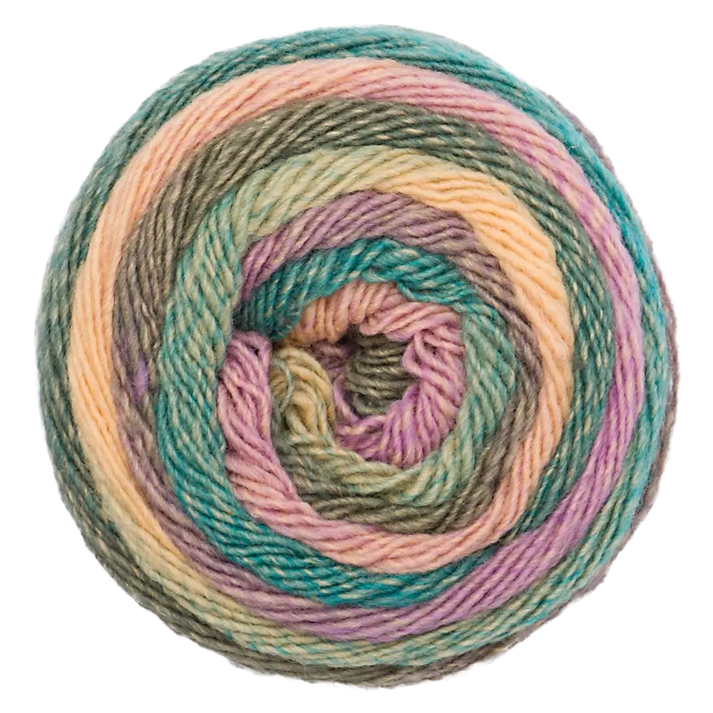 #Farbe_Pro Lana Diamant | 96 Flieder-Petrol-Vanille