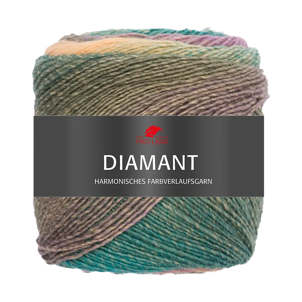 #Farbe_Pro Lana Diamant | 96 Flieder-Petrol-Vanille