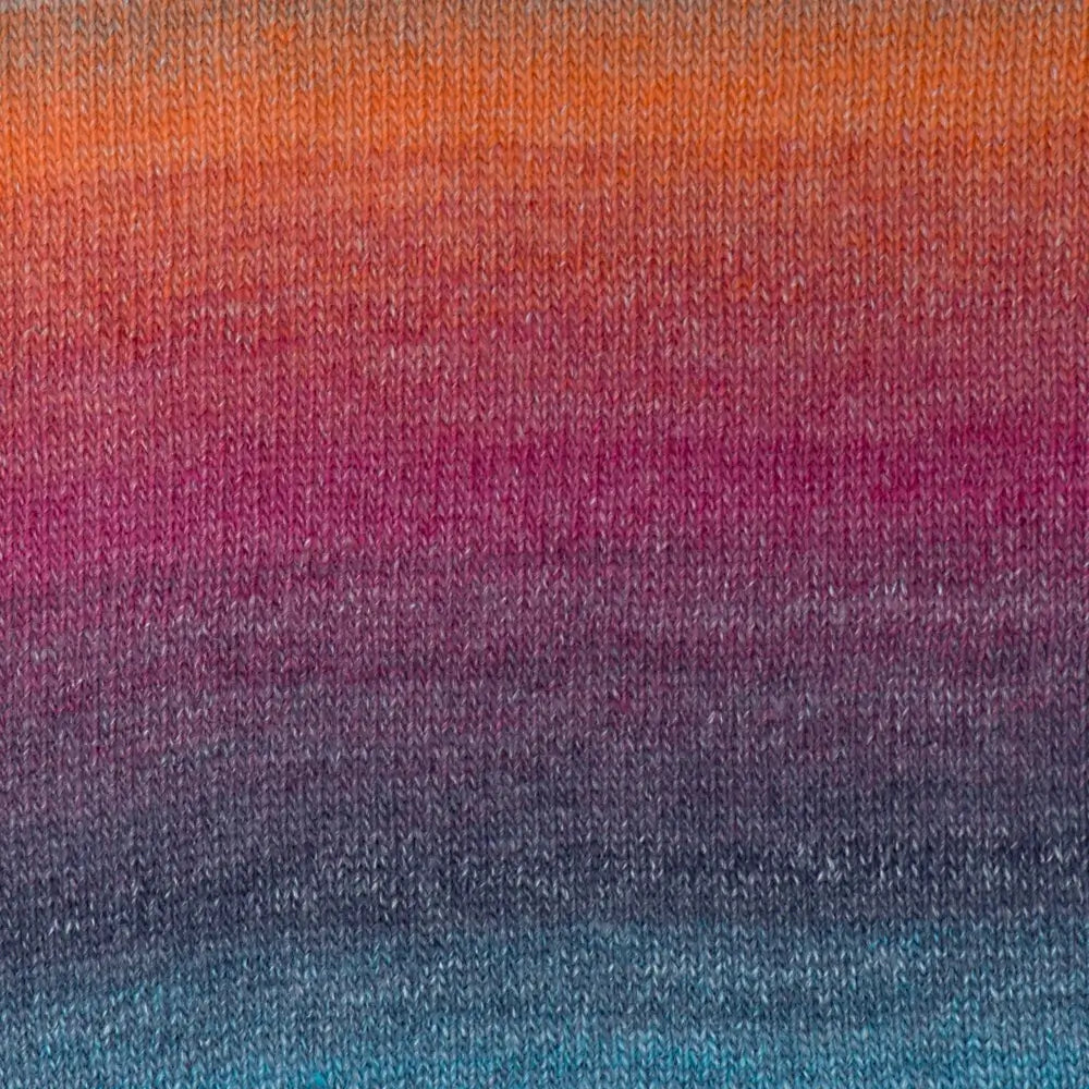 #Farbe_Pro Lana Diamant | 98 Türkis-Blau-Orange