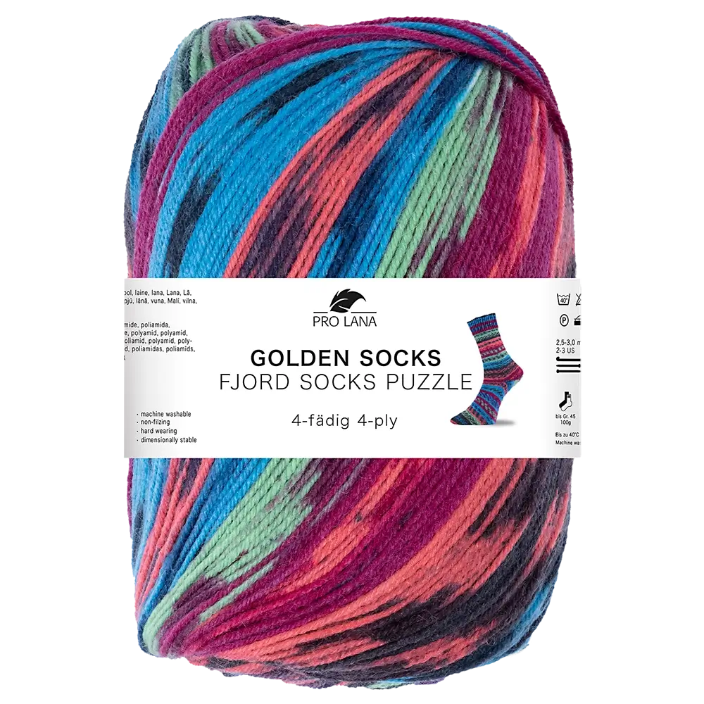 #Farbe_Pro Lana Fjord Socks Puzzle | 81