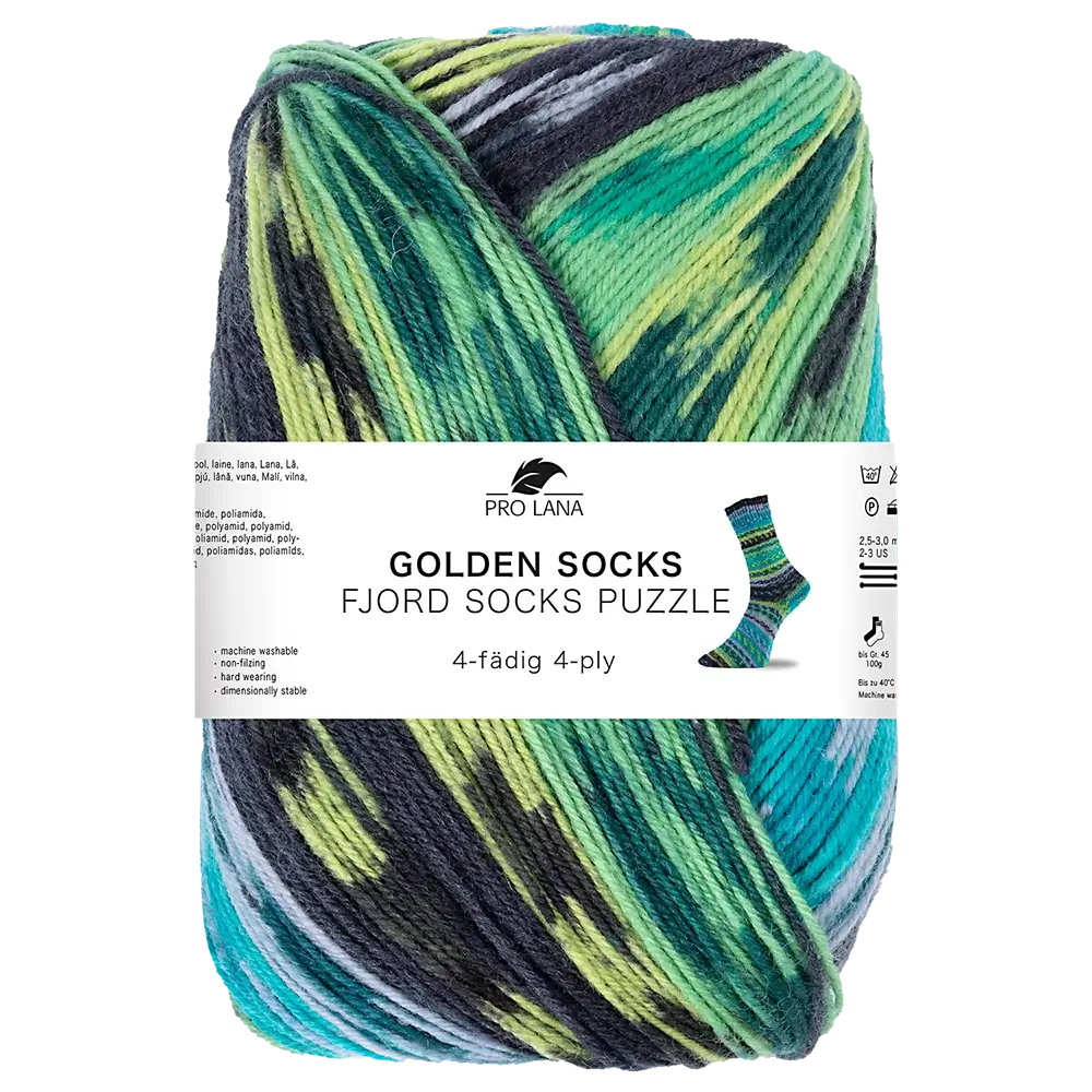 #Farbe_Pro Lana Fjord Socks Puzzle | 82