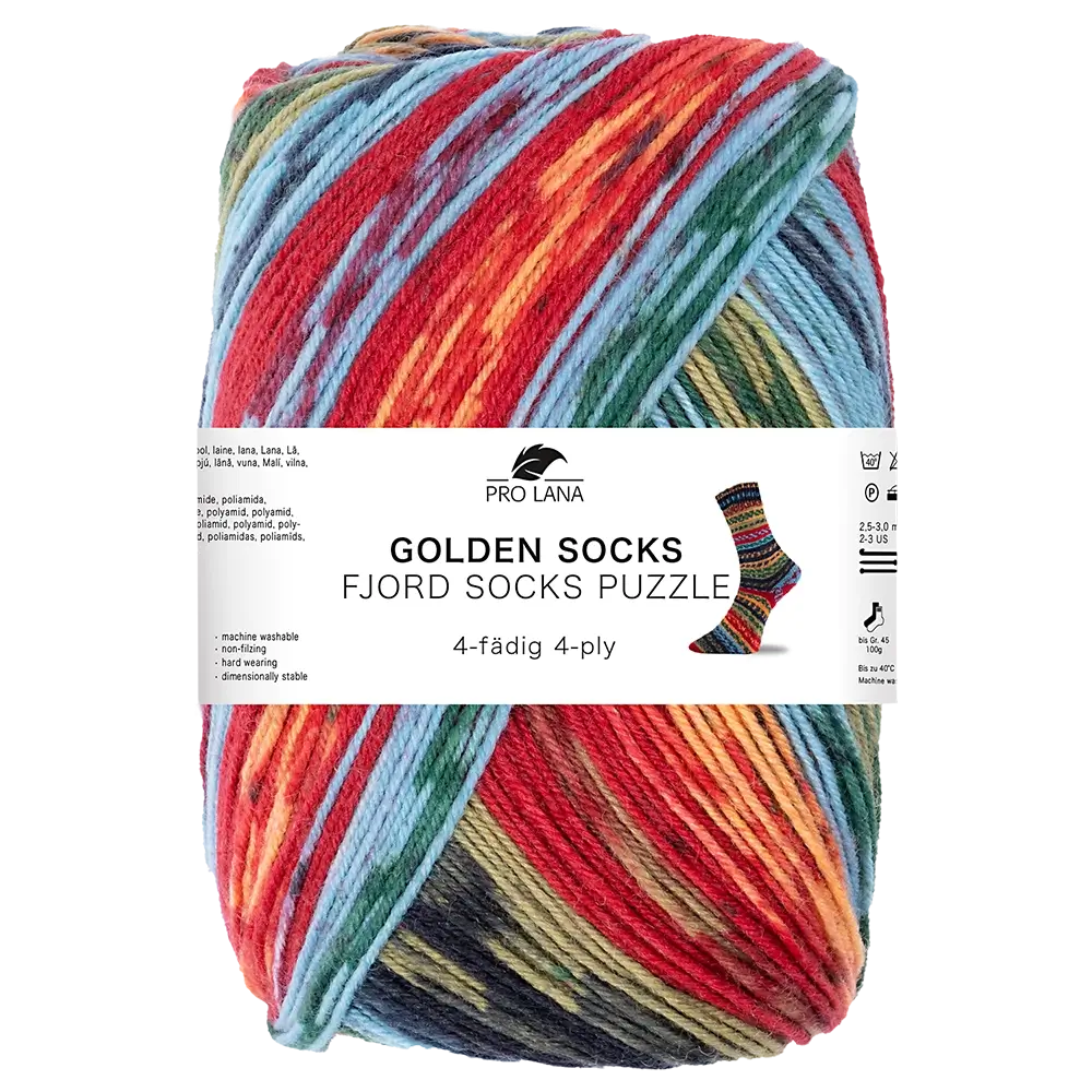 #Farbe_Pro Lana Fjord Socks Puzzle | 83