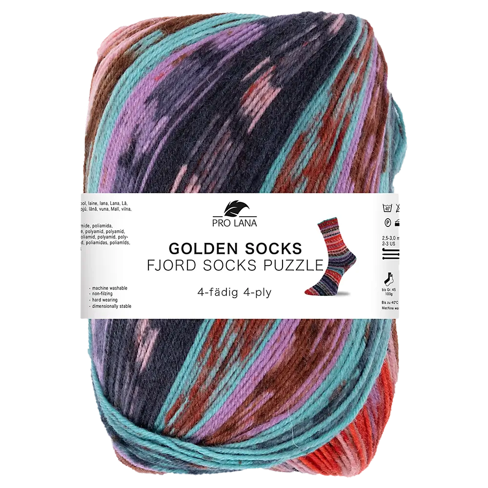 #Farbe_Pro Lana Fjord Socks Puzzle | 84