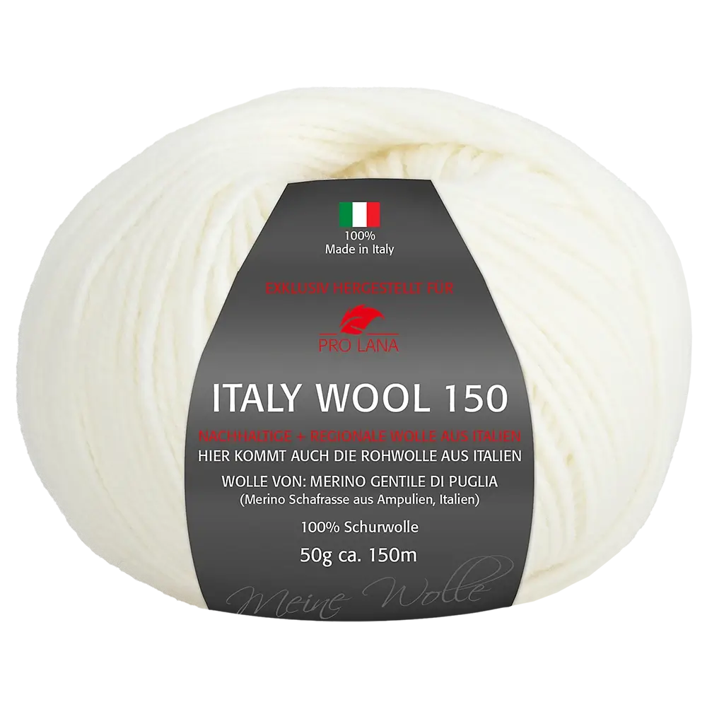 #Farbe_Pro Lana Italy Wool 150 | 101 Weiß