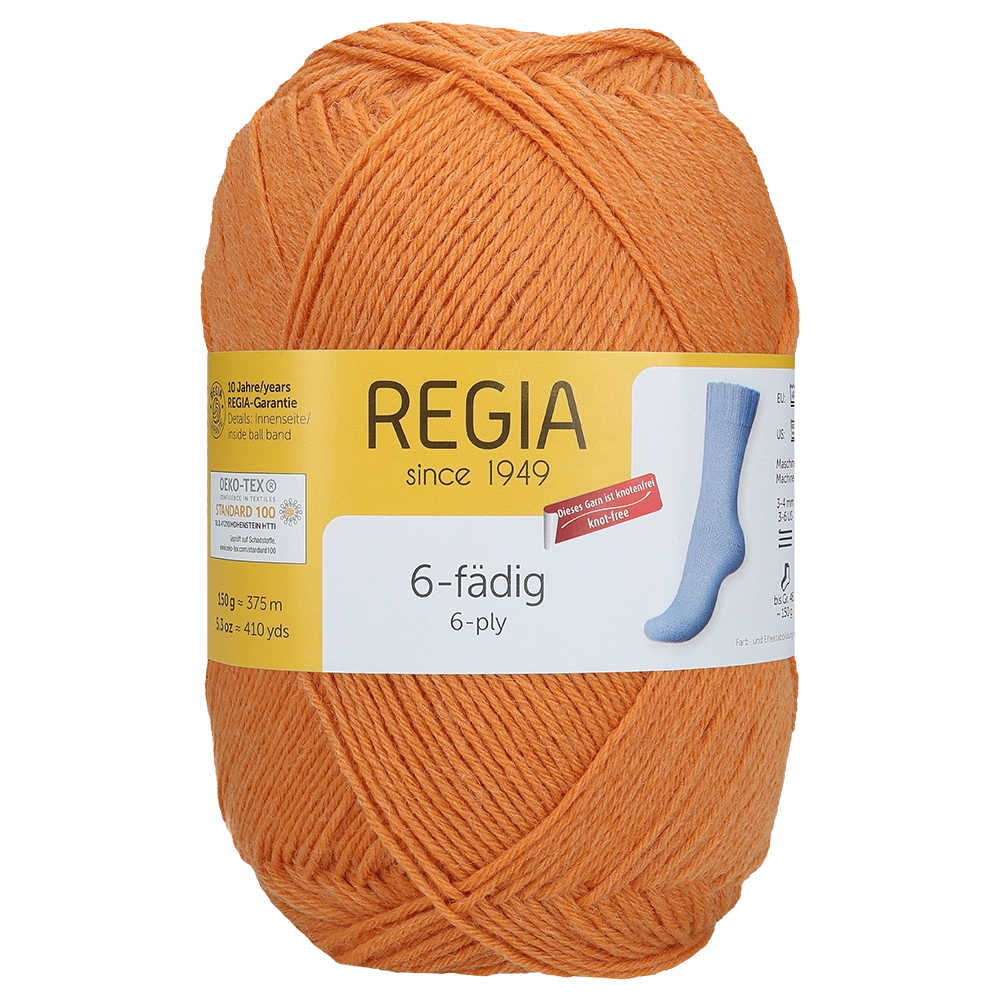 #Farbe_Regia 6-fach Uni | 1054 Kürbis