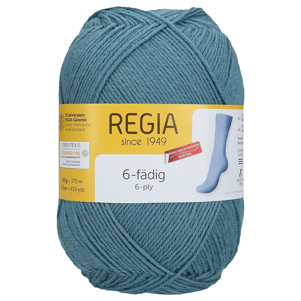 #Farbe_Regia 6-fach Uni | 1062 Rauchblau