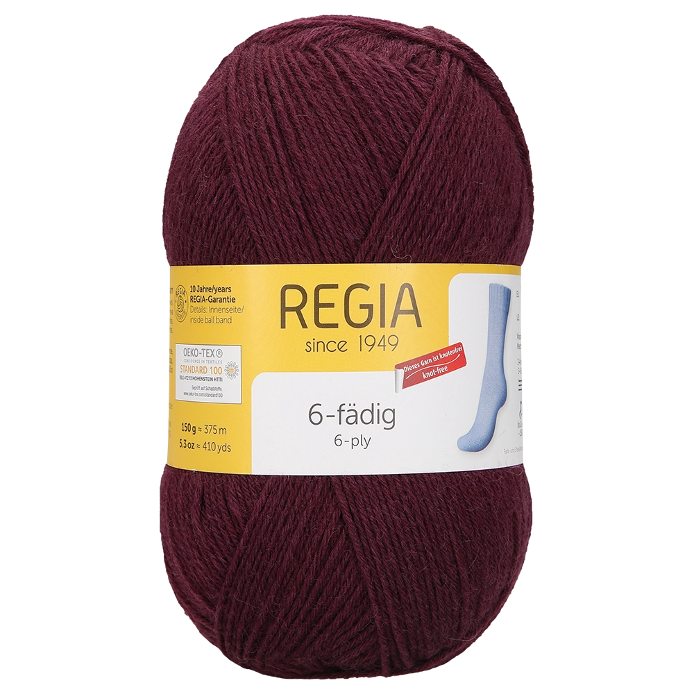 #Farbe_Regia 6-fach Uni | 6046 Weinrot