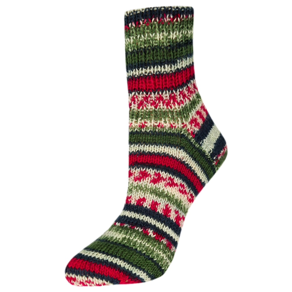 #Farbe_Rellana Flotte Socke Christmas 2024 | 4-fach