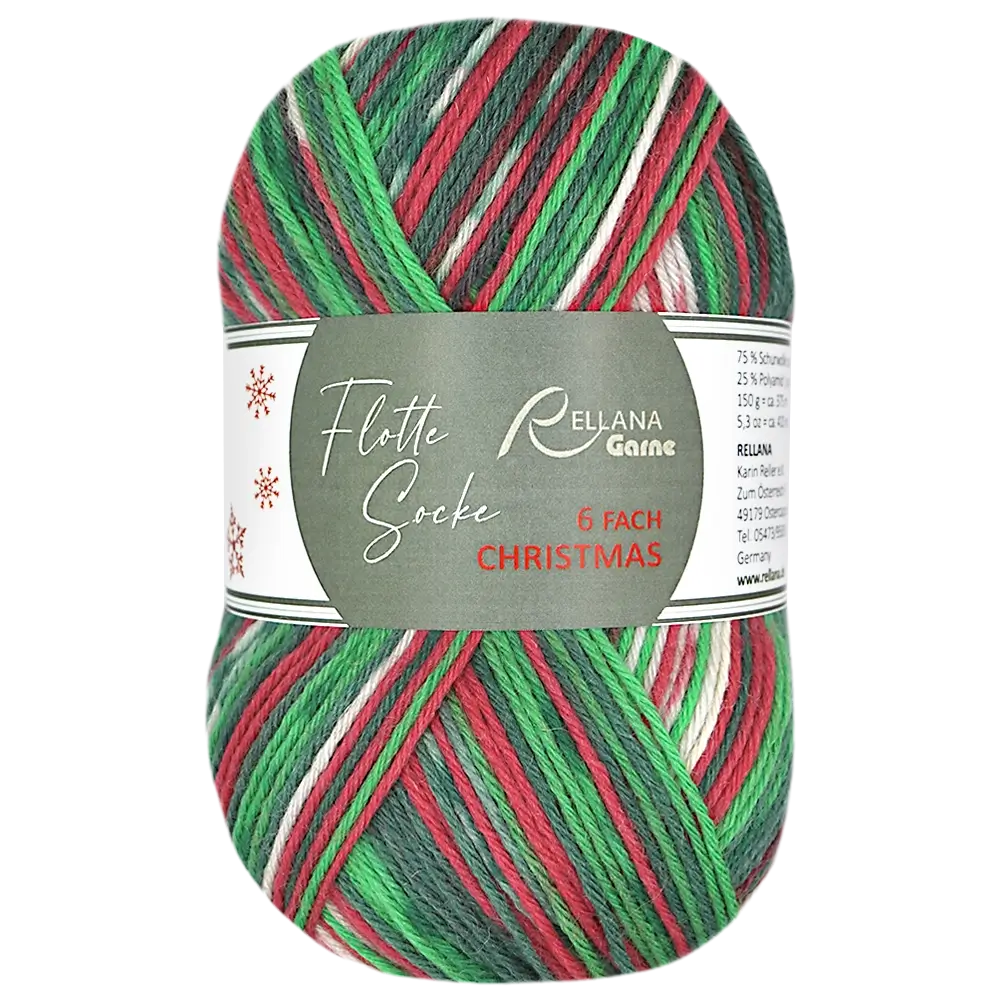 Flotte Socke Christmas 2025 6-fach Sockenwolle
