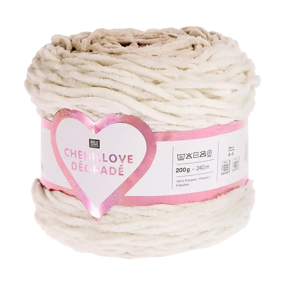 #Farbe_Rico Design Chenillove Dégradé | 001 Natur