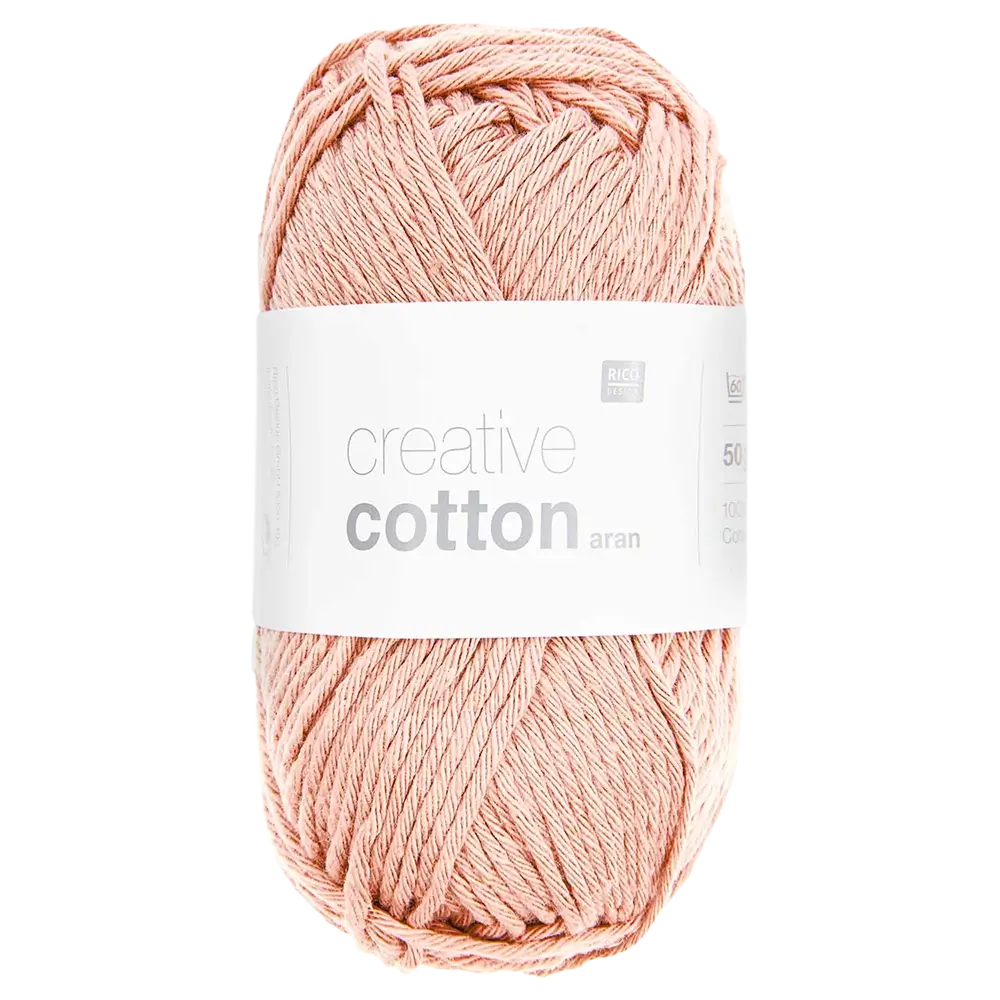 #Farbe_Rico Creativ Cotton Aran | 06 Altrosa