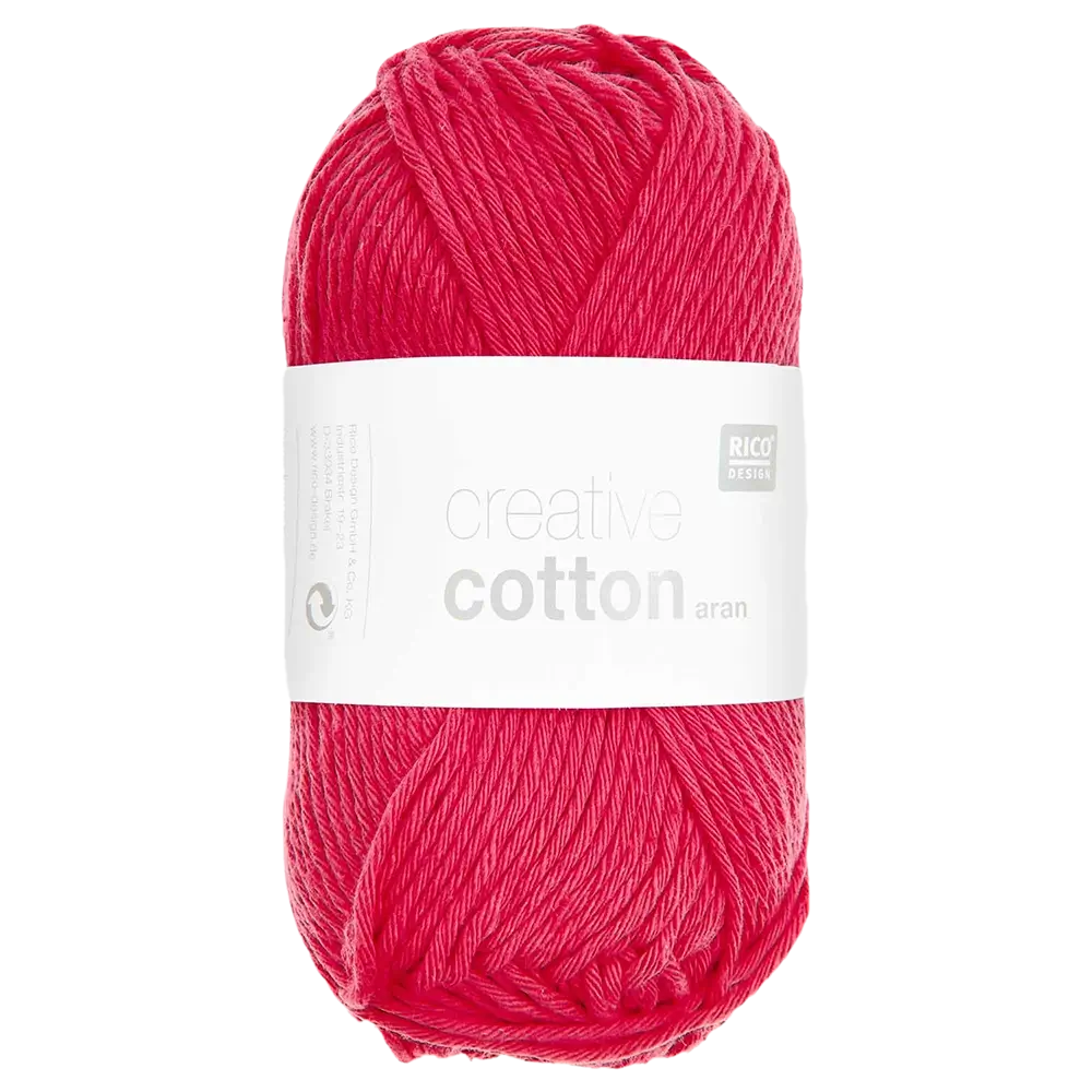 #Farbe_Rico Creativ Cotton Aran | 13 Pink