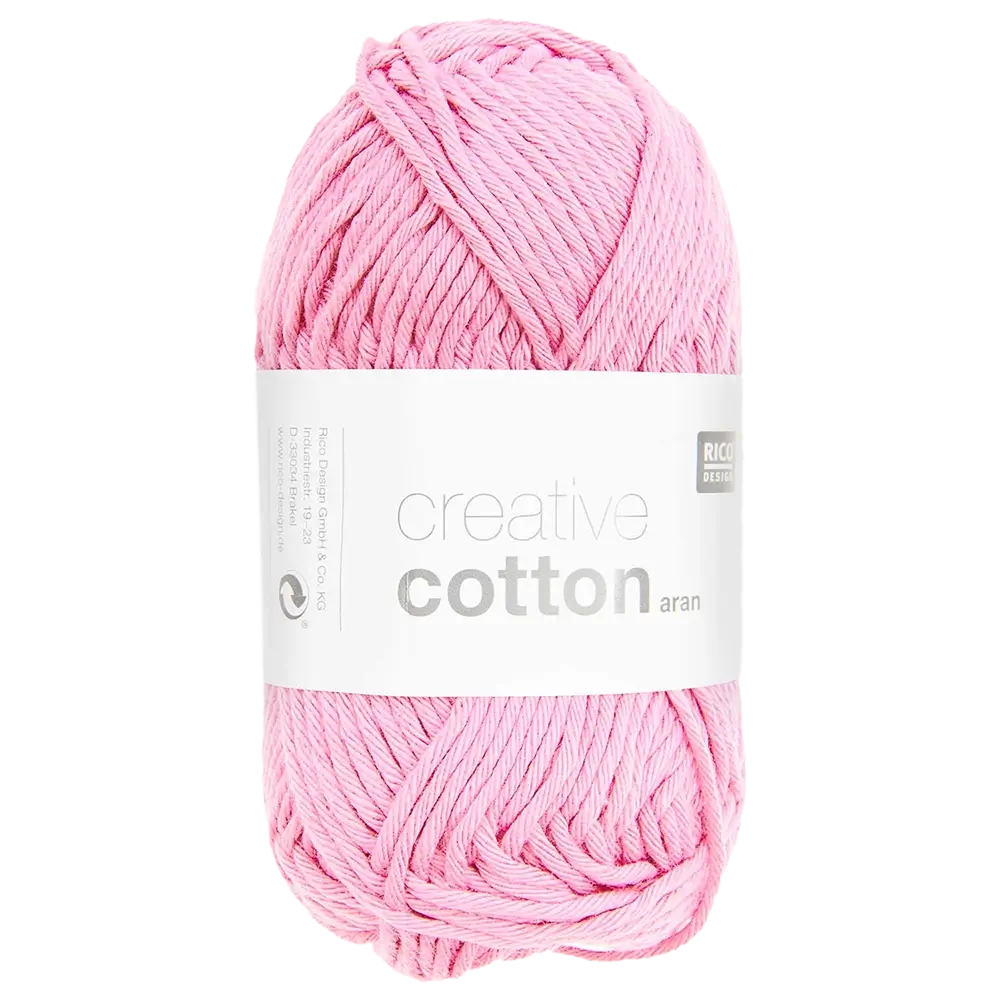 #Farbe_Rico Creativ Cotton Aran | 14 Smokey Pink