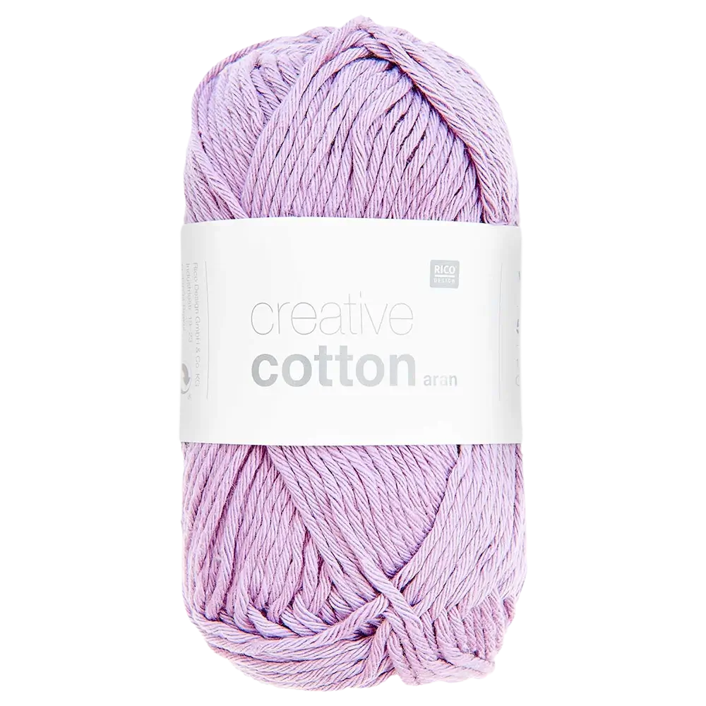 #Farbe_Rico Creativ Cotton Aran | 16 Violett