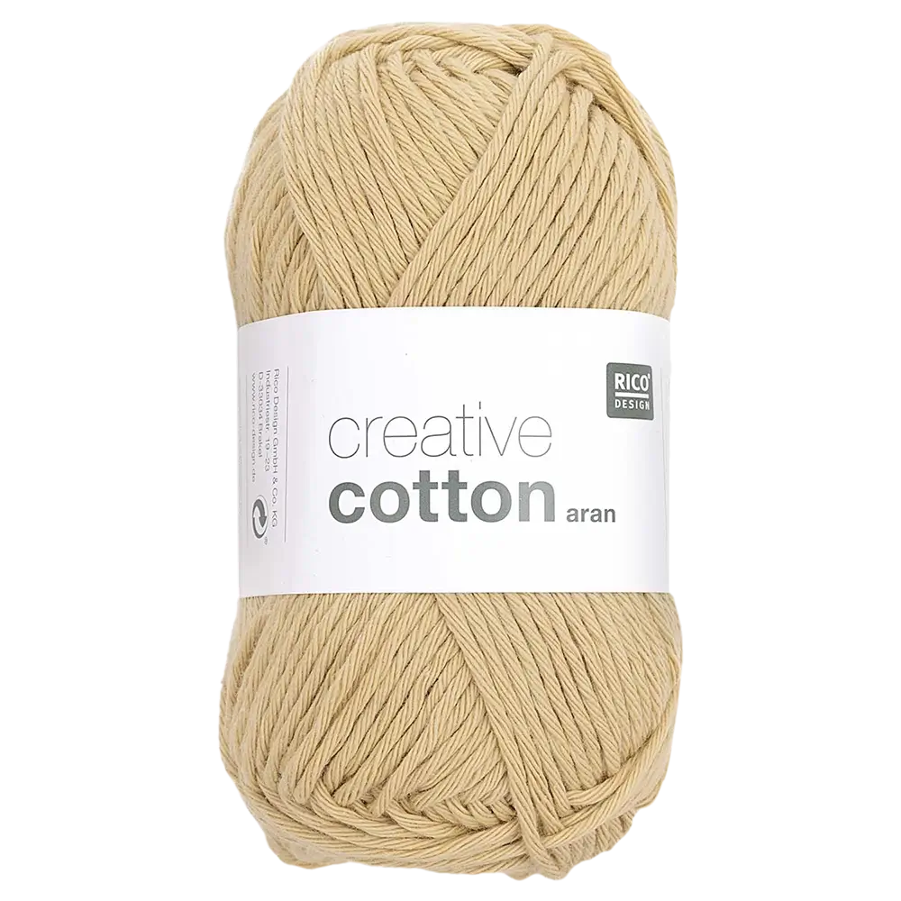 #Farbe_Rico Creativ Cotton Aran | 24 Buttercreme