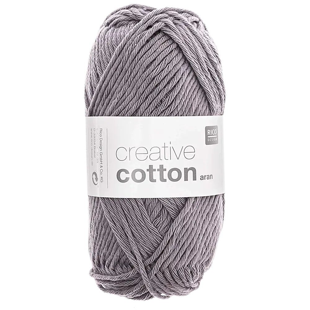 #Farbe_Rico Creativ Cotton Aran | 28 Mausgrau