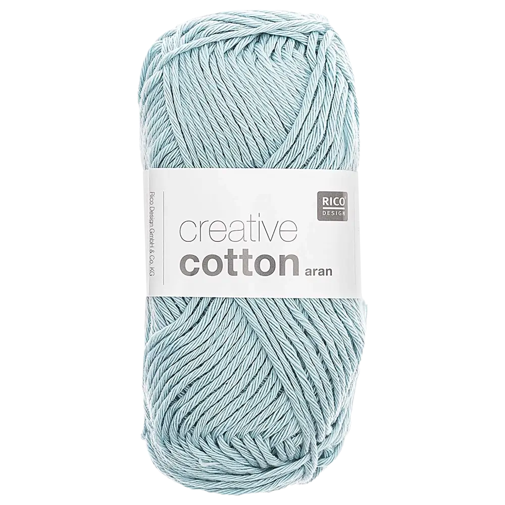 #Farbe_Rico Creativ Cotton Aran | 32 Hellblau