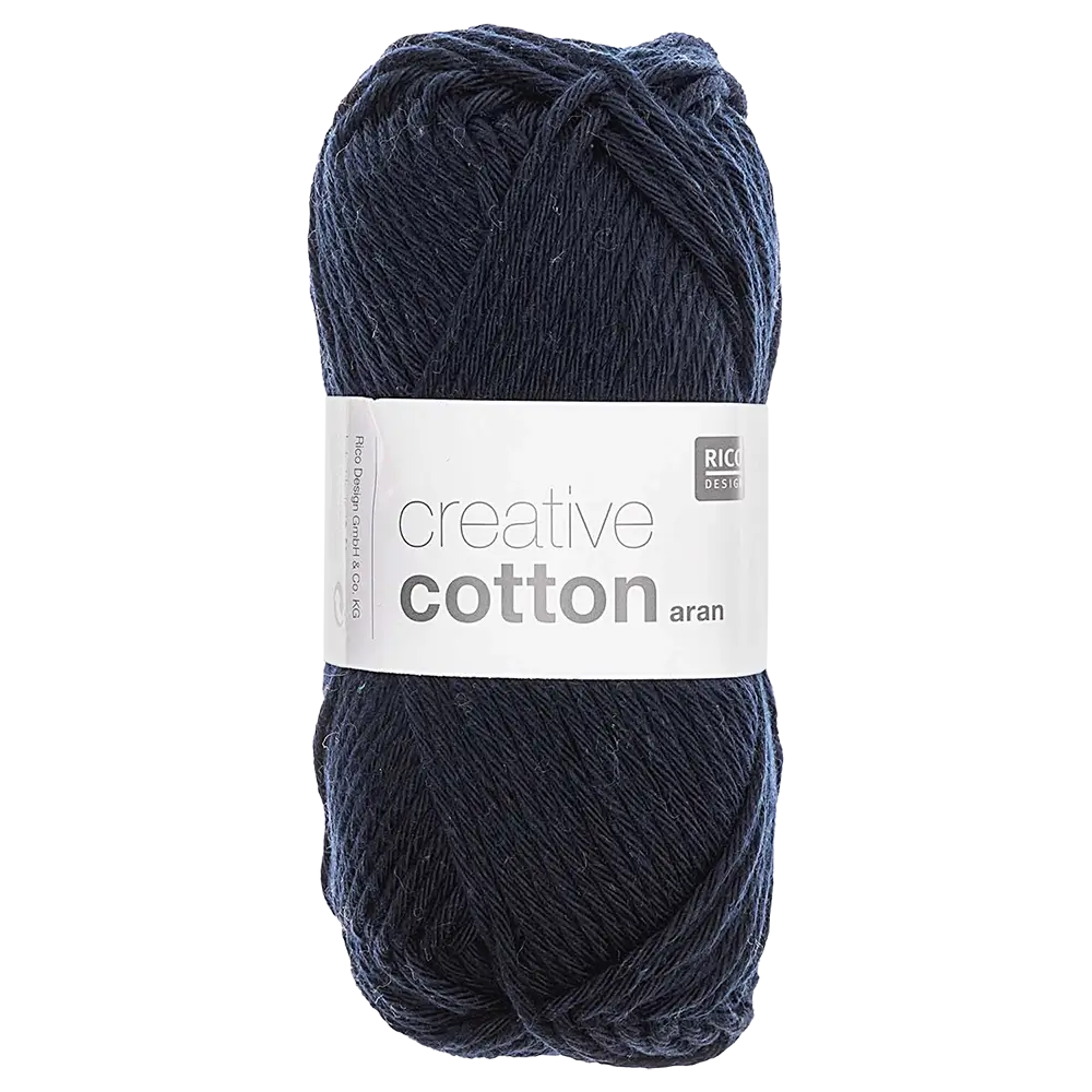 #Farbe_Rico Creativ Cotton Aran | 38 Dunkelblau