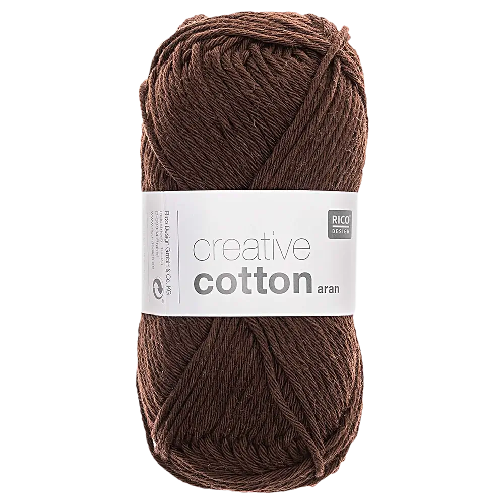 #Farbe_Rico Creativ Cotton Aran | 58 Braun