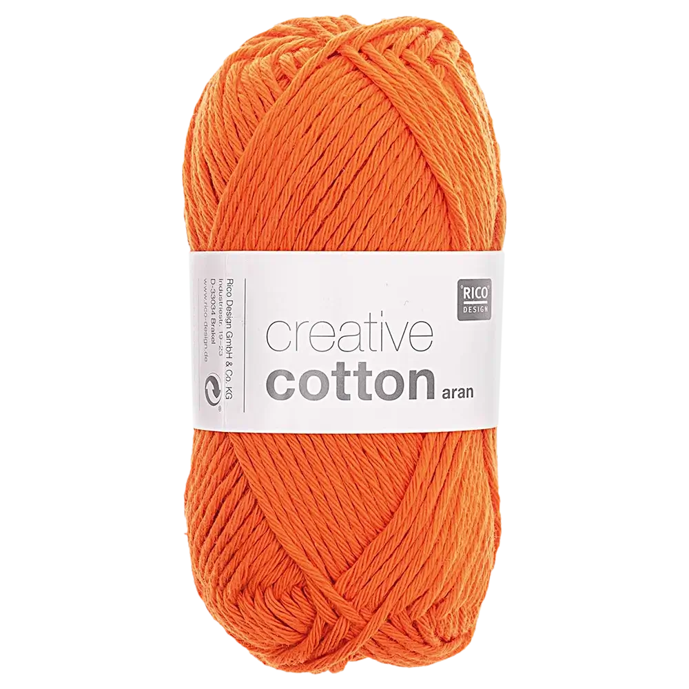 #Farbe_Rico Creativ Cotton Aran | 74 Orange