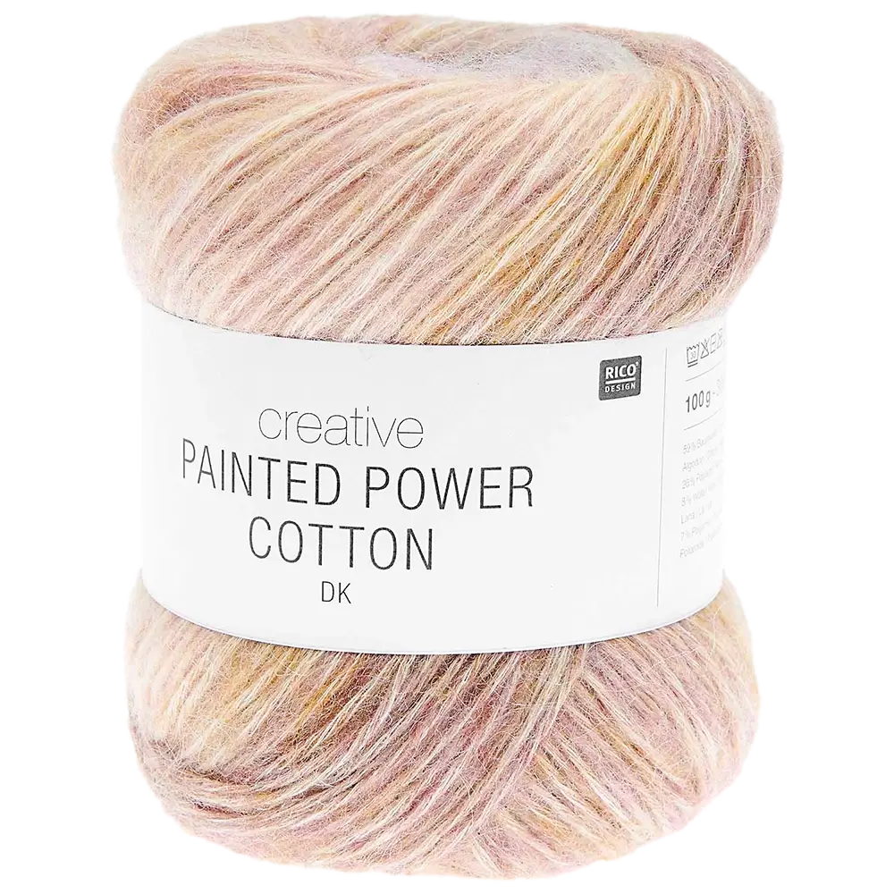 #Farbe_Rico Design Creative Painted Power Cotton dk | 001 Fresh Pink