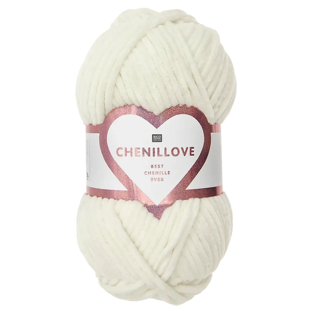 #Farbe_Rico Design Creative Chenillove | 001 Creme