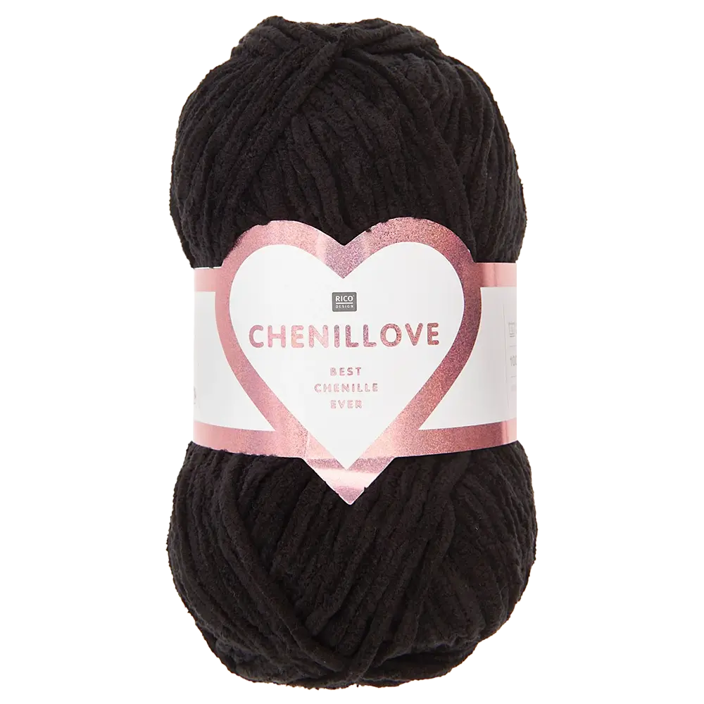 #Farbe_Rico Design Creative Chenillove | 014 Schwarz