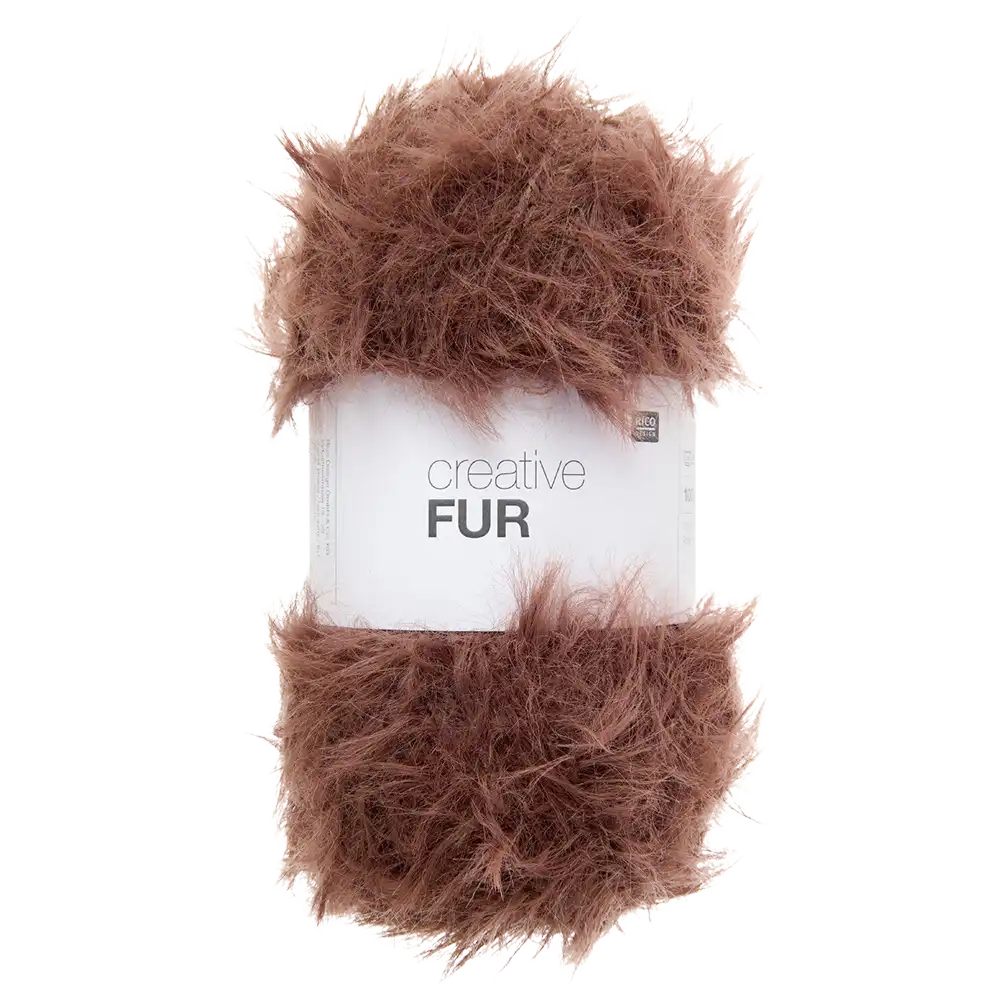 #Farbe_Rico Design Creative Fur | 008 Schokolade