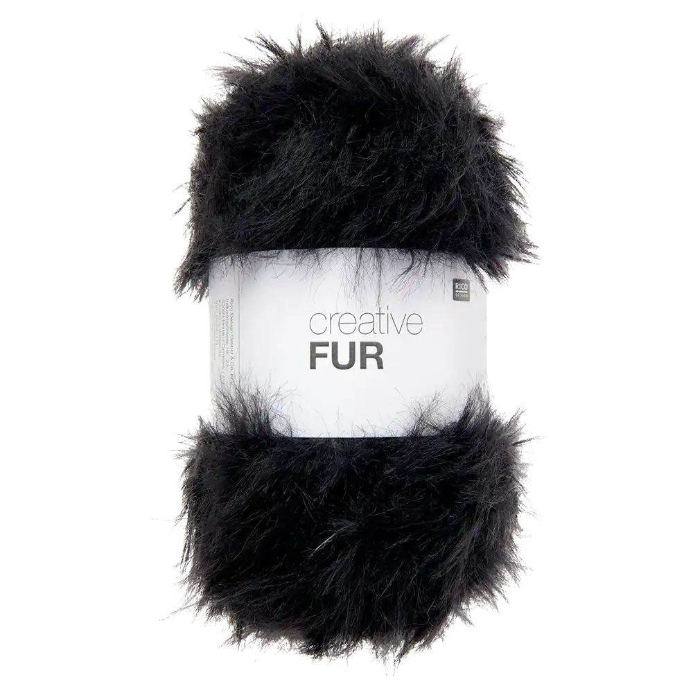 #Farbe_Rico Design Creative Fur | 009 Schwarz