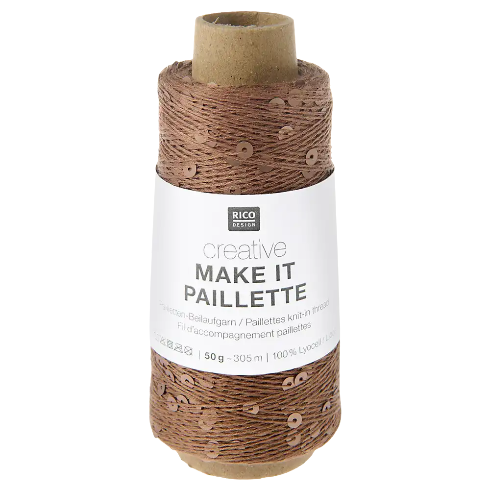 #Farbe_Rico Design Creative Make it Pailette | 005 Braun