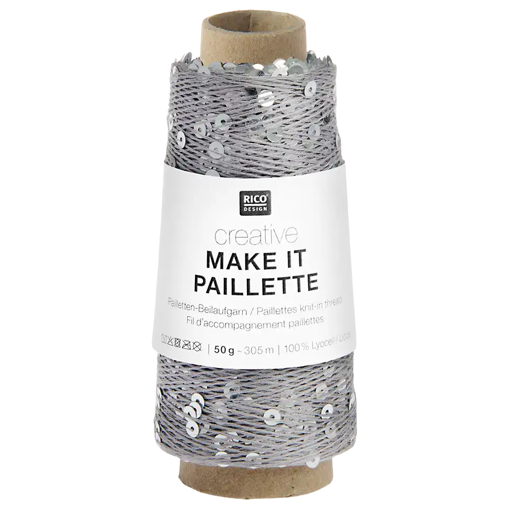 #Farbe_Rico Design Creative Make it Pailette | 010 Grau